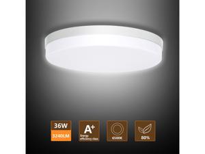 LED Ceiling Light, Ouyulong 36W 3240LM 6500K Round Non-dimmable Ceiling Light Fixture for Kitchen, Bedroom, Living Room, Hallway, Basement, Office and More( Cool White) LED Ceiling Light, Ouyulong 36W 3240LM 6500K Round Non-dimmable Ceiling Light Fixture for Kitchen, Bedroom, Living Room, Hallway, Basement, Office and More( Cool White)