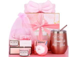 Best Birthday Gifts for Women Relaxing Spa Gift for Women Perfect Christmas Gift Basket Unique Happy Birthday Bath Set Gift Box for Her Mom Sister Best Friend