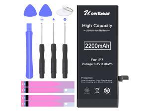 uowlbear Replacement Battery for iPhone 7 A1660 A1778 A1779 with Complete Replacement Kits 0 Cycle -High Capacity 3 Year Warranty uowlbear Replacement Battery for iPhone 7 A1660 A1778 A1779 with Complete Replacement Kits 0 Cycle -High Capacity 3 Year Warranty