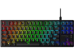 HyperX Alloy Origins Core-Tenkeyless Mechanical Gaming Keyboard, HyperX Aqua - RGB LED Backlit