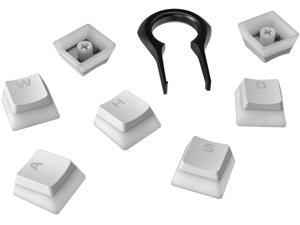 HyperX Pudding Keycaps - Double Shot PBT Keycap Set with Translucent Layer, for Mechanical Keyboards, Full 104 Key Set, OEM Profile, English (US) Layout - White HyperX Pudding Keycaps - Double Shot PBT Keycap Set with Translucent Layer, for Mechanical Keyboards, Full 104 Key Set, OEM Profile, English (US) Layout - White