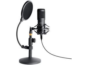 USB Streaming Podcast PC Microphone, SUDOTACK Professional 192kHz/24bit Studio Cardioid Condenser Mic Kit with Sound Card Boom Arm Shock Mount Pop Filter, for Skype Youtuber Karaoke Gaming Recording USB Streaming Podcast PC Microphone, SUDOTACK Professional 192kHz/24bit Studio Cardioid Condenser Mic Kit with Sound Card Boom Arm Shock Mount Pop Filter, for Skype Youtuber Karaoke Gaming Recording