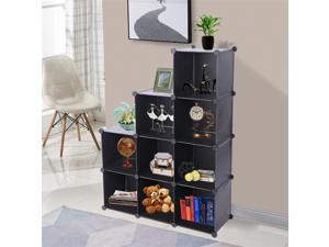 Cube Storage 9-Cube Closet Organizer Storage Shelves Cubes Organizer DIY Closet Cabinet Black Cube Storage 9-Cube Closet Organizer Storage Shelves Cubes Organizer DIY Closet Cabinet Black
