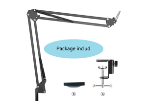 Webcam Clamp Mount Desktop Webcam Stand 28 inch Flexible Adjustable Suspension Boom Scissor Long Arm Swivel Holder for Webcam C922 C930 C920 Webcam Clamp Mount Desktop Webcam Stand 28 inch Flexible Adjustable Suspension Boom Scissor Long Arm Swivel Holder for Webcam C922 C930 C920