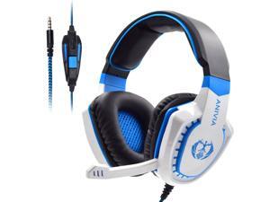 Gaming Headset Bass Surround Sound Stereo PS4 Headset with Flexible Microphone Volume Control Noise Canceling Mic Over-Ear Headphones Compatible for PS4 Xbox one Laptop PC Mac Gaming Headset Bass Surround Sound Stereo PS4 Headset with Flexible Microphone Volume Control Noise Canceling Mic Over-Ear Headphones Compatible for PS4 Xbox one Laptop PC Mac
