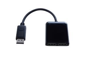 Kanex iAdapt 2-Port DisplayPort MST Hub - 5K 60Hz- DisplayPort to DisplayPort Dual-Monitor Splitter for Dual Monitor Setup Kanex iAdapt 2-Port DisplayPort MST Hub - 5K 60Hz- DisplayPort to DisplayPort Dual-Monitor Splitter for Dual Monitor Setup