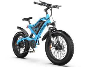 AOSTIRMOTOR Electric Mountain Bike 20" 4.0 inch Fat Tire Ebike, 500W motor, 48V 15AH Removable Lithium Battery, Electric Bicycle for Adults S18-M(Red) AOSTIRMOTOR Electric Mountain Bike 20" 4.0 inch Fat Tire Ebike, 500W motor, 48V 15AH Removable Lithium Battery, Electric Bicycle for Adults S18-M(Red)