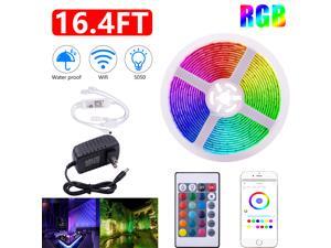 12V-5050 RGB Wifi Remote Control 10 Meters 24 Keys 300 Lights (40W) Light Strip Dual Disk