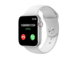 Smart Watch, Full Touchscreen Smartwatch for Apple IOS Android Huawei Xiaomi Sansumg Phone, 1.72inch 44/42mm Bluetooth Waistband  (White)