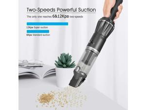 Moosoo K12M Car Cordless Vacuum Cleaner Quick Charge 12kpa Handheld H13 HEPA US