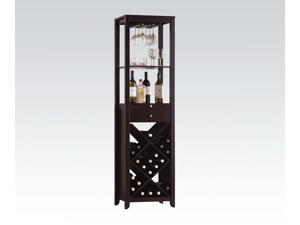 Vintage Style Wine Cabinet Wenge Dining Room Furniture 12244 Cabinet US Warehouse In Stock same as picture Vintage Style Wine Cabinet Wenge Dining Room Furniture 12244 Cabinet US Warehouse In Stock same as picture