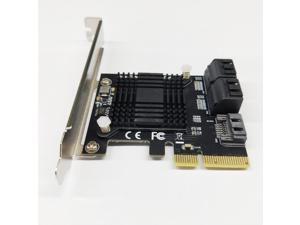 H1111Z Add On Cards PCIE SATA Controller PCI-E SATA Hub/Card PCIE to SATA 3.0 Card 5-Ports SATA3 SSD PCI Express X4 Gen3 Adapter H1111Z Add On Cards PCIE SATA Controller PCI-E SATA Hub/Card PCIE to SATA 3.0 Card 5-Ports SATA3 SSD PCI Express X4 Gen3 Adapter