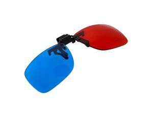 2x Red and Cyan Glasses Fits over Most Prescription Glasses for 3D Movies, Gaming and TV (1x Clip On ; 1x Anaglyph st 2x Red and Cyan Glasses Fits over Most Prescription Glasses for 3D Movies, Gaming and TV (1x Clip On ; 1x Anaglyph st