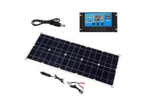 100W 18V Dual USB Solar Panel Battery Charger+30 PWM Solar Controller for Boat Car Home Camping Hiking 30A,30A 100W 18V Dual USB Solar Panel Battery Charger+30 PWM Solar Controller for Boat Car Home Camping Hiking 30A,30A