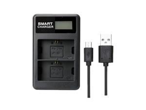 Battery LCD Dual Charger for Canon LP-E6 LP-E6N LC-E6E & Canon EOS 80D,Black Battery LCD Dual Charger for Canon LP-E6 LP-E6N LC-E6E & Canon EOS 80D,Black