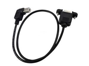 0.5M 90 degree right angled USB B Male to Female Panel Mount extension cable printer,As picture 0.5M 90 degree right angled USB B Male to Female Panel Mount extension cable printer,As picture