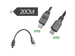 20cm Micro USB to Mini USB OTG Cable Male to Male Converter Adapter Data Charging Mini 5-pin USB Extension Cable 20cm Micro USB to Mini USB OTG Cable Male to Male Converter Adapter Data Charging Mini 5-pin USB Extension Cable