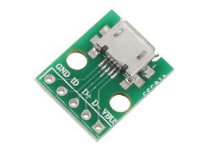 1 PCS MICRO USB to DIP Adapter 5pin female connector B type pcb converter Environmentally friendly materials,China 1 PCS MICRO USB to DIP Adapter 5pin female connector B type pcb converter Environmentally friendly materials,China