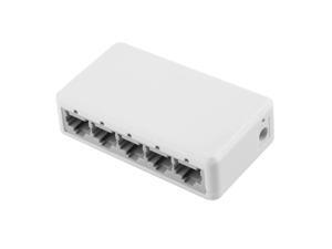 Mini 5 Port Ethernet Switch Desktop Ethernet Network Switch 10/100Mbps LAN Networking Switching Hub Plug and Play Easy Setup Mini 5 Port Ethernet Switch Desktop Ethernet Network Switch 10/100Mbps LAN Networking Switching Hub Plug and Play Easy Setup