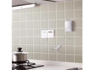 Detector de Gas Natural AT300 alarma de seguridad para el hogar Sensor de humedad con sensibilidad de Gas menos de 90 RH blanco