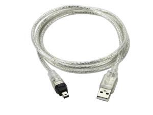 1.5M USB Male to Firewire 1394 4 Pin Male Adapter Cord Extension for Mini DV D8 Camera Camcorder iLink IEEE 1394 Cable 400Mbps,150cm 1.5M USB Male to Firewire 1394 4 Pin Male Adapter Cord Extension for Mini DV D8 Camera Camcorder iLink IEEE 1394 Cable 400Mbps,150cm