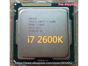 Intel-Procesador Intel Core i7 2600K 8M/3,4G/95W, cuatro núcleos (Quad Core) 5GT/s SR00C LGA 1155, envío gratis