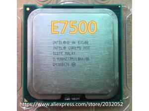 Intel Core 2 Duo E7500 Processor 2.93GHz/ 3M /1066MHz Desktop LGA775 CPU Intel Core 2 Duo E7500 Processor 2.93GHz/ 3M /1066MHz Desktop LGA775 CPU