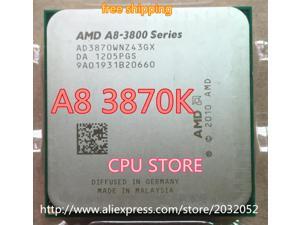 AMDprocesador de CPU AMD A83870K A8 3870K A8 3870 FM1 30 GHz 4MB 100W FM1 piezas rayadas 100 laborables envío gratis