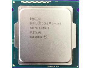 Intel Core i3-4160 I3 4160 Dual Core 3.60GHz Haswell CPU 5 GT/s 3MB SR1PK LGA1150 I3 4160 Processor 4160 Intel Core i3-4160 I3 4160 Dual Core 3.60GHz Haswell CPU 5 GT/s 3MB SR1PK LGA1150 I3 4160 Processor 4160