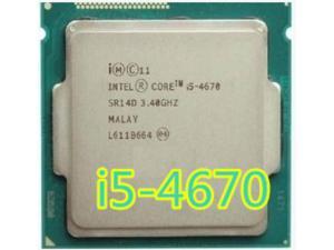 Intel Core I5 4670 i5 4670 3.4GHz 6MB Socket LGA 1150 Quad-Core CPU Processor SR14D i5-4670 1150 Intel Core I5 4670 i5 4670 3.4GHz 6MB Socket LGA 1150 Quad-Core CPU Processor SR14D i5-4670 1150