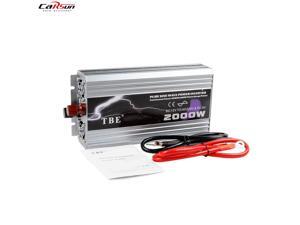 Power Inverter 2000W Pure Sine Inverter Converter 12V DC to 220V AC Car Inverter Adapter With USB Car/Home INVERTER Power Inverter 2000W Pure Sine Inverter Converter 12V DC to 220V AC Car Inverter Adapter With USB Car/Home INVERTER
