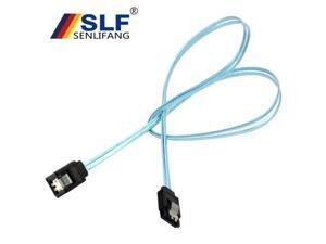 Cable Flat Data Cord 60cm for HDD SSD 6Gbps Straight SATA 3.0 III 7Pin to SATA III SATA 3 SATA3.0 Cable Flat Data Cord 60cm for HDD SSD 6Gbps Straight SATA 3.0 III 7Pin to SATA III SATA 3 SATA3.0
