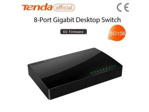 Tenda SG108 Gigabit Mini 8-Port Desktop Gigabit Switch / Fast Ethernet Network Switch LAN Hub/ Full or Half duplex Exchange Tenda SG108 Gigabit Mini 8-Port Desktop Gigabit Switch / Fast Ethernet Network Switch LAN Hub/ Full or Half duplex Exchange