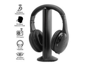 KUBITE MH2001 Wireless Headphones Transmitter on Ear Headset With FM Radio Wireless TV Headset Monitor Earphone for TV PC Smart KUBITE MH2001 Wireless Headphones Transmitter on Ear Headset With FM Radio Wireless TV Headset Monitor Earphone for TV PC Smart