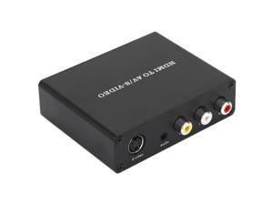 1080P HDMI to AVSVideo Adapter RCA TV HD Converter Support TV TV Box LaptopEU Plug