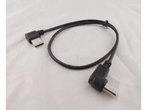 1pc USB 2.0 A Male Right Angle To USB B Male Right Angle Printer Scanner Cable 50cm 1pc USB 2.0 A Male Right Angle To USB B Male Right Angle Printer Scanner Cable 50cm