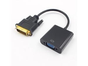 Full HD 1080P DVI-D DVI To VGA Adapter Video Cable Converter 24+1 25Pin to 15Pin Cable Converter for PC Computer Monitor