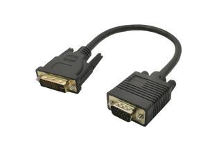 DVI 24+5 PIN to VGA male to male video cable for computer PC monitor Projector 0.3M