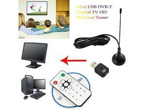 Tuner SDR+DAB+FM Receiver With Remote Control USB 2.0 Dongle Stick Mini Digital TV Stick HDTV Antenna DVB-T Wireless Indoor