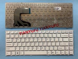 For Sony Vaio VPCS Keybaord US White Without Frame Laptop Keybaord