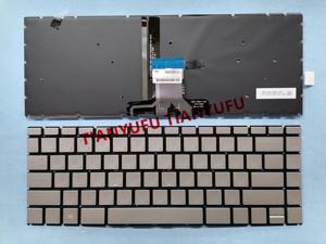 FOR HP Pavilion X360 14-cd 14m-cd0001dx L47854-171 SN8171BL3 Silver Arabic With Backlit Keyboard Laptop Keybaod