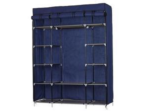 5 Layer 12 Compartment Fabric Wardrobe Portable Closet Cabinet Storage Standing 5 Layer 12 Compartment Fabric Wardrobe Portable Closet Cabinet Storage Standing