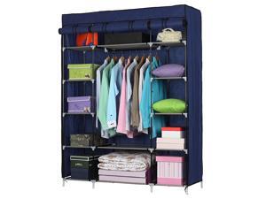 5 Layer 12 Compartment Fabric Wardrobe Portable Closet Cabinet Storage Standing 5 Layer 12 Compartment Fabric Wardrobe Portable Closet Cabinet Storage Standing
