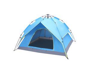 4 Persons Camping Tent Large Family Double Layers Hydraulic Automatic Waterproof 4 Persons Camping Tent Large Family Double Layers Hydraulic Automatic Waterproof