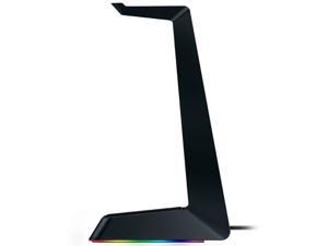 Razer Base Station Chroma Enabled Headset Stand Headphone Support Holder Chroma RGB Lighting 3 USB 3.0 Ports Detachable Base for Gaming Headsets Black Razer Base Station Chroma Enabled Headset Stand Headphone Support Holder Chroma RGB Lighting 3 USB 3.0 Ports Detachable Base for Gaming Headsets Black