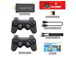 DATA FROG 4K HD PS1/GBA Video Game Console 2.4G Double Wireless Controller Classic Retro TV Game Console Built in10000 Games