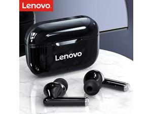 Lenovo LivePods LP1 Wireless Earbuds BT 5.0 Headphones TWS Stereo Earphones with Dual Diaphragms Dual Hosts IPX4 Waterproof Sports Headphones with Noise Reduction Technology HD call in-Ear