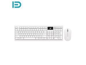 FUDE 1600 Wireless Keyboard Mouse Combos Plug and Play Spill Resistant 2.4GHz Connection Long Standby Time For Computer Laptop Desktop PC Notebook All-In-One Multiple System Compatibility FUDE 1600 Wireless Keyboard Mouse Combos Plug and Play Spill Resistant 2.4GHz Connection Long Standby Time For Computer Laptop Desktop PC Notebook All-In-One Multiple System Compatibility