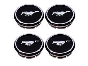 For 2005-2014 Mustang Wheel Center Hub Caps Covers Black Chrome Pony Emblem For 2005-2014 Mustang Wheel Center Hub Caps Covers Black Chrome Pony Emblem