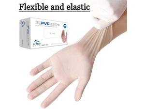Medium Size 100 Pcs Disposable Gloves PVC Vinyl Nitrile Clear Gloves Powder-Free Latex-Free Use for Medical Dental Checks Kitchen Cooking Baking Garden Cleaning Safety Food Handling Salon Medium Size 100 Pcs Disposable Gloves PVC Vinyl Nitrile Clear Gloves Powder-Free Latex-Free Use for Medical Dental Checks Kitchen Cooking Baking Garden Cleaning Safety Food Handling Salon
